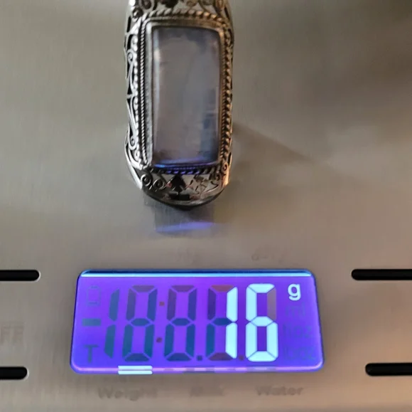 VTG Sterling Silver/Moonstone Ring - Picture 5 of 5